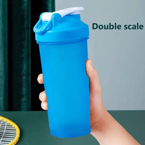 Portable Protein Powder Shaker Bottle