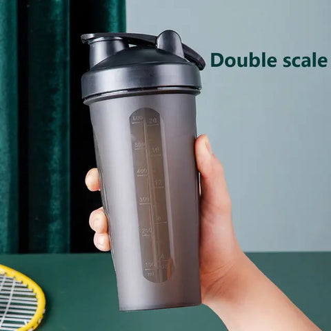 Portable Protein Powder Shaker Bottle