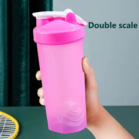 Portable Protein Powder Shaker Bottle