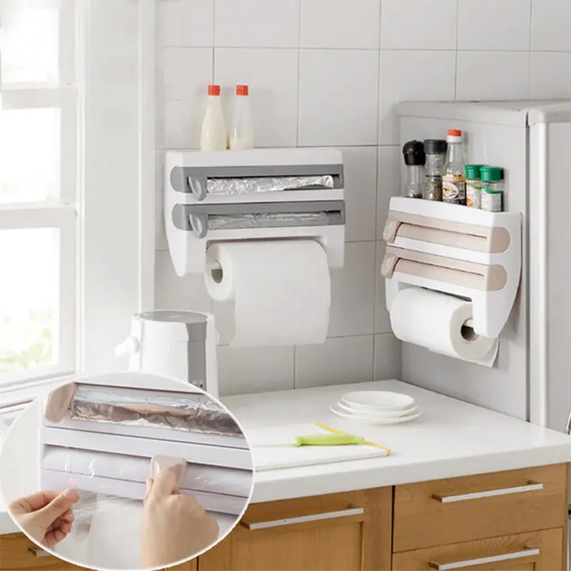 "Efficient kitchen organizer for storing utensils, spices, and essentials, keeping your kitchen neat and clutter-free."

