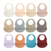 Colorful Silicone Feeding Set for Babies: Bib, Plate, Bowl & Spoon