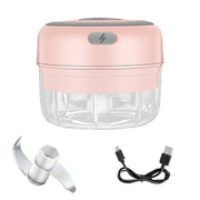 "Effortlessly mash garlic with the Mini USB Wireless Electric Garlic Masher. Compact, rechargeable, and easy to use, this kitchen tool saves you time and adds convenience, making garlic preparation quick and mess-free."

