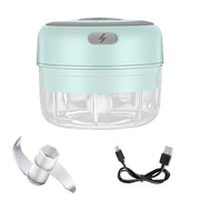 "Effortlessly mash garlic with the Mini USB Wireless Electric Garlic Masher. Compact, rechargeable, and easy to use, this kitchen tool saves you time and adds convenience, making garlic preparation quick and mess-free."

