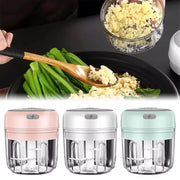 "Effortlessly mash garlic with the Mini USB Wireless Electric Garlic Masher. Compact, rechargeable, and easy to use, this kitchen tool saves you time and adds convenience, making garlic preparation quick and mess-free."

