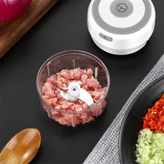"Effortlessly mash garlic with the Mini USB Wireless Electric Garlic Masher. Compact, rechargeable, and easy to use, this kitchen tool saves you time and adds convenience, making garlic preparation quick and mess-free."

