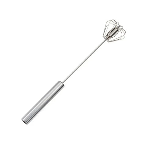 Kitchen Stainless Steel Whisk Hand Pressure Semi-automatic Egg Beater Self Turning Cream Mixer Baking Accessories