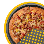 Carbon Steel Pizza Tray – Nonstick Baking Tray with Holes