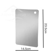Stainless Steel Cutting Board Home Kitchen Rectangular Chopping Board Kneading Dough Cutting Dough And Fruit Vegetable Meat Tool