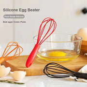 Silicone whisk Handheld Egg Beater Silicone mixer Cream hand whisk Baking utensils Kitchen tools