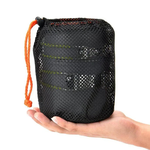 Ultralight Camping Pots Cookware Set Portable Outdoor Camp Cooking Tableware for Hiking Trekking Picnic Fishing Mountaineering