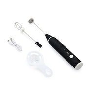 Handheld Electric Milk Frothers USB Rechargeable Portable Blender Foamer  Coffee Cappuccino Cream High Speeds Whisk Mixer