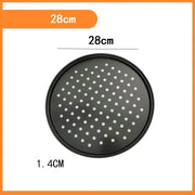 Heavy-Duty Carbon Steel Pizza Tray – Nonstick Baking Mold