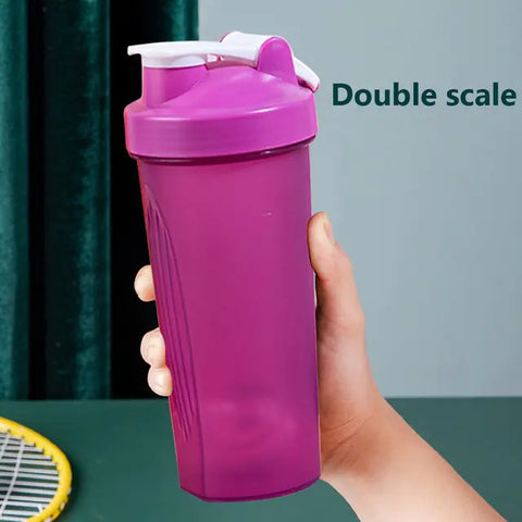 Portable Protein Powder Shaker Bottle