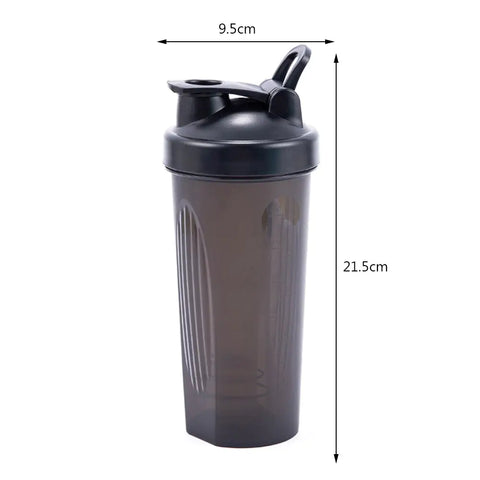 Portable Protein Powder Shaker Bottle